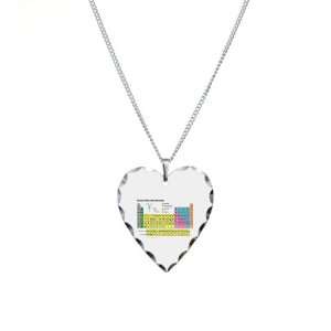  Necklace Heart Charm Periodic Table of Elements Artsmith 