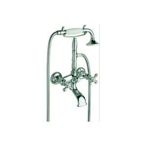 La Torre Two Handle External Bath Mixer with Hand Shower 23719 R 