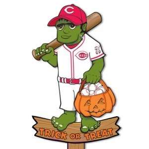  Cincinnati Reds MLB Halloween Frankenstein Stake Wood (30 