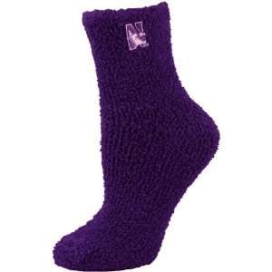  Northwestern Wildcats Ladies Purple Cozy Socks