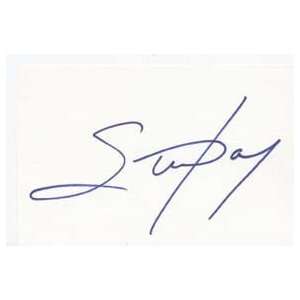 STEVE HARVEY Signed Index Card In Person