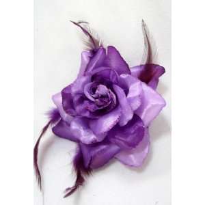  NEW DOZEN Rose Hair Flower Clip and Pn Brooch   Assorted Colors 