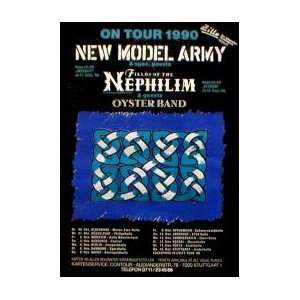  NEW MODEL ARMY On Tour 1990 Music Poster