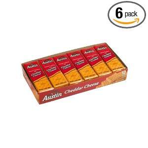 Austin Cheese Crackers With Cheddar Cheese, 12 Count, 1.38 Ounces 