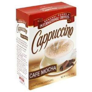  Foods International, 100 Calorie Packs CAPPUCCINO Mix Cafe Mocha 5 