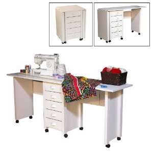  Venture Horizon 1019 11WH Double Mobile Desk Center Craft 