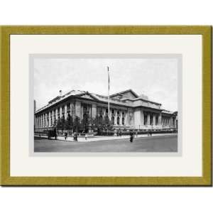   /Matted Print 17x23, New York Public Library, 1911