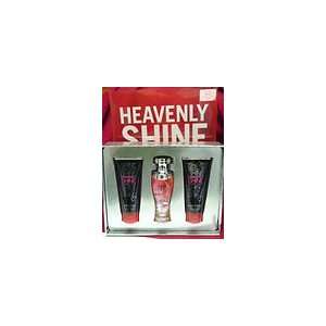 Victoria Secret Heavenly Shine Kit of 3 2.5 Oz Perfume, 3.4 Ozshimmer 