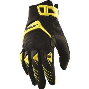 Thor MX Deflector Mens Dirt Bike Motorcycle Gloves   Yellow / X Large
