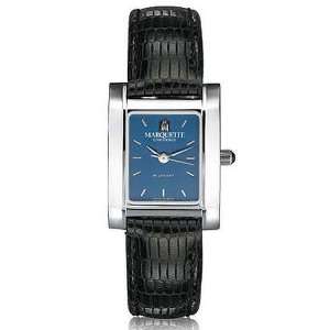   Swiss Watch   Blue Quad Watch with Leather Strap