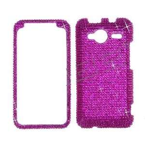  Hot Pink BLING COVER CASE SKIN 4 HTC EVO Shift 4G Cell 