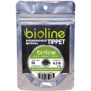 Bioline 30 yds Biofilament Tippet Fishing Line  Sports 