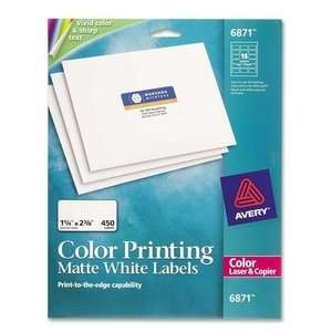  Avery® Address Labels for Color Laser & Copier, 1 1/4 x 2 