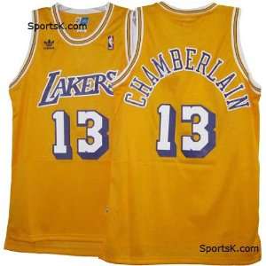  Lakers Chamberlain Throwback NBA Jersey