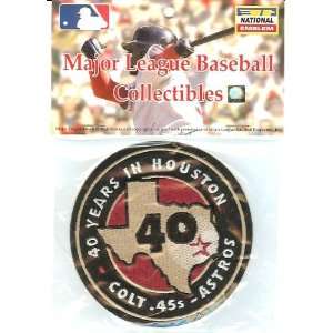  2001 Houston Astros 40th Anniversary Patch   100% 