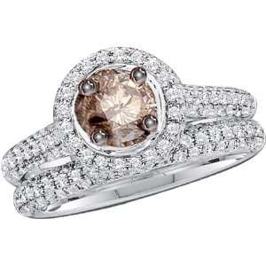   Diamonds, Totaling 1.23 ctw, G H Color, BRWN I3,RD I2 Clarity   Size 7