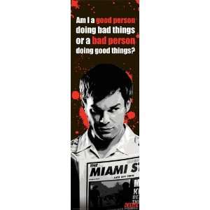 Dexter Bad Person Michael C Hall TV Poster 12 x 36 inches  