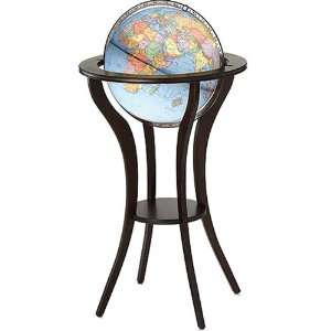  16 Amherst Blue Oceans Globe in Swing Meridian with Stand 