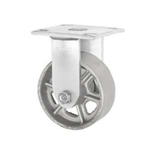 Faultless Rigid Plate Caster 5 Steel Wheel  Industrial 