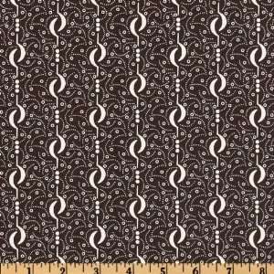   House Abstract Shapes Brown Fabric By The Yard Arts, Crafts & Sewing
