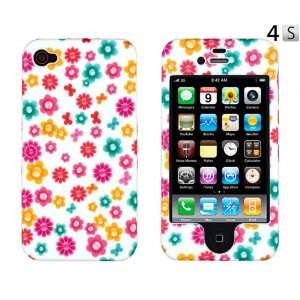  Pretty Little Flowers Crystal Case (Front & Back) for Apple iPhone 