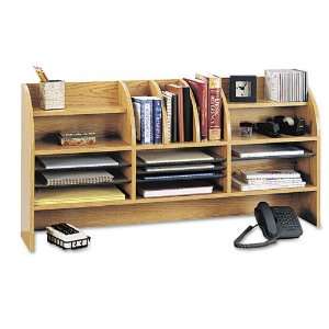  Safco Radius Front Organizer, 16 Sections, 47 1/2 x 9 5/8 