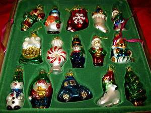 NEW THOMAS PACCONI MUSEUM SERIES 30 ORNAMENTS WOOD CRATE  