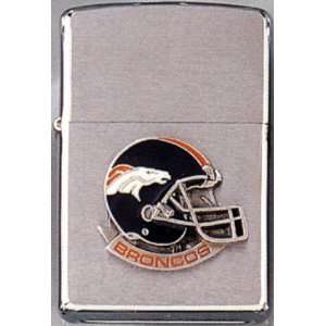 Denver Broncos Team Helmet Emblem Zippo Lighter Kitchen 
