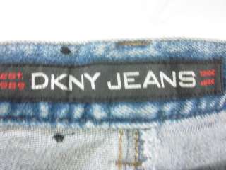 You are bidding on DKNY Straight Leg Medium Wash Denim Jeans size 4.
