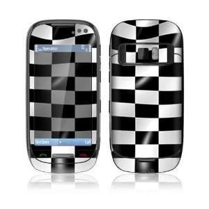 Nokia C7 Decal Skin   Checkers