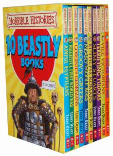 Horrible Histories 10 Beastly Books