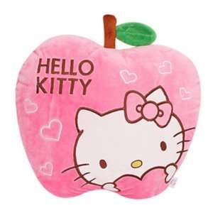    Sanrio Hello Kitty Apple Pink Plush Pillow 16 