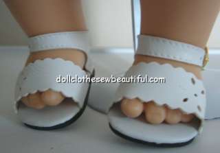 DOLL CLOTHES fits Bitty Baby Sweet White Sandals SWEET  