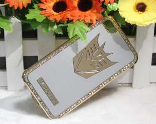 New Cool Fashion Transformers Silver Case Cover Skin For iPhone4 4G 4S 