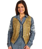 Double D Ranchwear   Unfurled Leather Vest