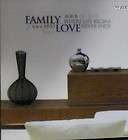 FAMILY Where Life Begins And LOVE Never Ends ~ Removable Wall Stickers 