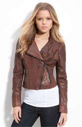 Andrew Marc Audrey Leather Jacket Was $595.00 Now $296.90 
