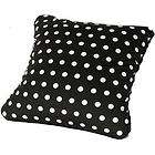 black white polka dots cushions  