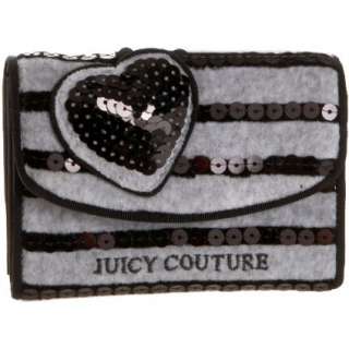 Juicy Couture Sequin Stripe $ Pieces Small French Purse   designer 
