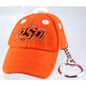  Oklahoma State Cowboys Orange Baseball Cap Key Chain 