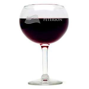  US Flag Red Wine Glass
