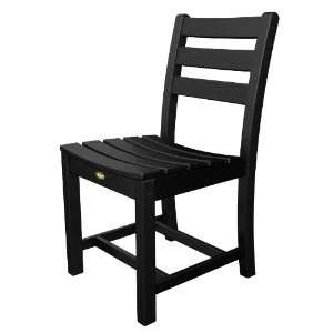  Monterey Bay Dining Side Chair   Charcoal Black Patio 