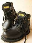 VGC Mens Stanley Steel Toe Black Boots Size 5.5