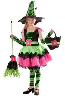 COMPLETE* CHILD SPIDERINA GIRL WITCH HALLOWEEN COSTUME  