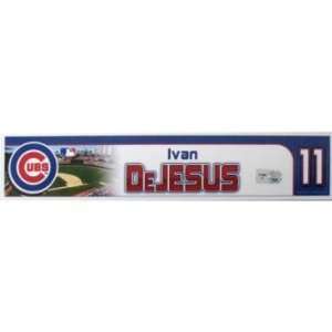   Chicago Cubs 2010 Game Used Locker Room Nameplate Sports Collectibles