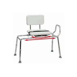  Snap N Save Padded Sliding Transfer Bench with Swivel Seat 