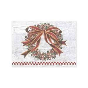  Masterpiece Holyville Holiday   Berry Crackle Wreath Card 
