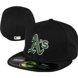 com Oakland As Athletics New Era 5950 On Field Fitted Black & Green 