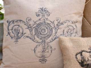 description this adorable pillow is upholstered in a flax colored 