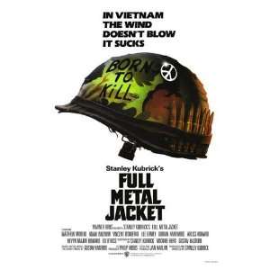  Full Metal Jacket Movie Poster, 26.75 x 38.5 (1987 